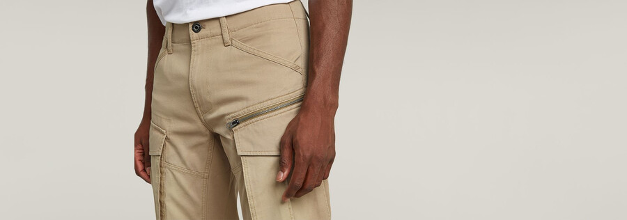 pantaloni rovic zip 3d regular tapered
