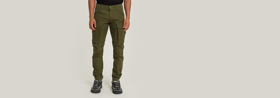 pantaloni rovic zip 3d regular tapered