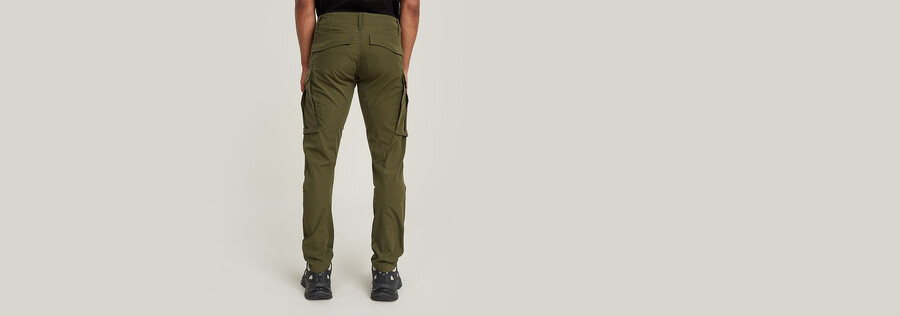 pantaloni rovic zip 3d regular tapered