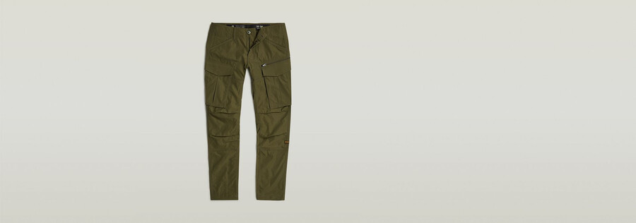 pantaloni rovic zip 3d regular tapered