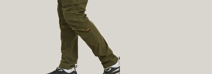 pantaloni rovic zip 3d regular tapered