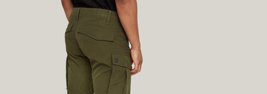 pantaloni rovic zip 3d regular tapered