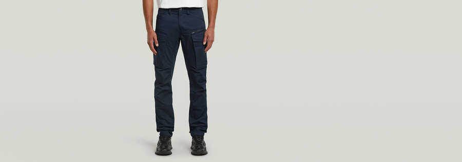 pantaloni rovic zip 3d regular tapered