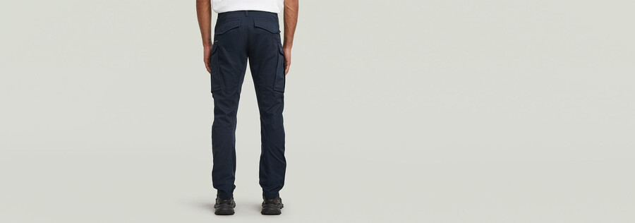 pantaloni rovic zip 3d regular tapered