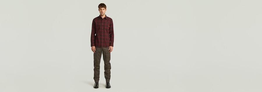 pantaloni rovic zip 3d regular tapered