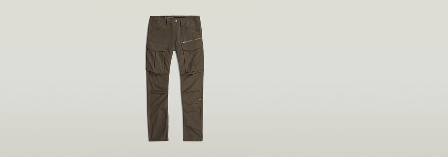 pantaloni rovic zip 3d regular tapered