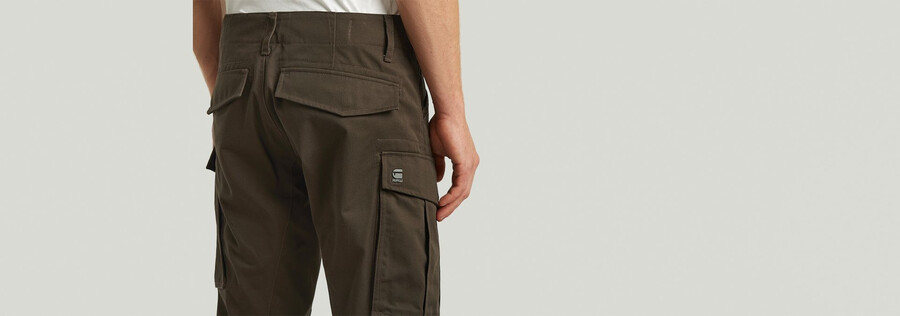 pantaloni rovic zip 3d regular tapered