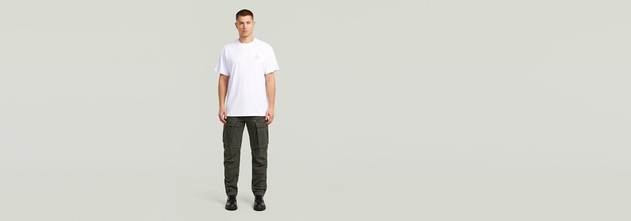 pantaloni rovic zip 3d regular tapered