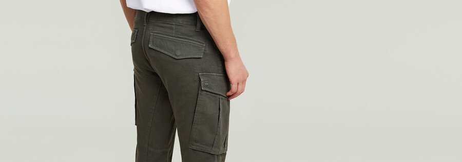 pantaloni rovic zip 3d regular tapered