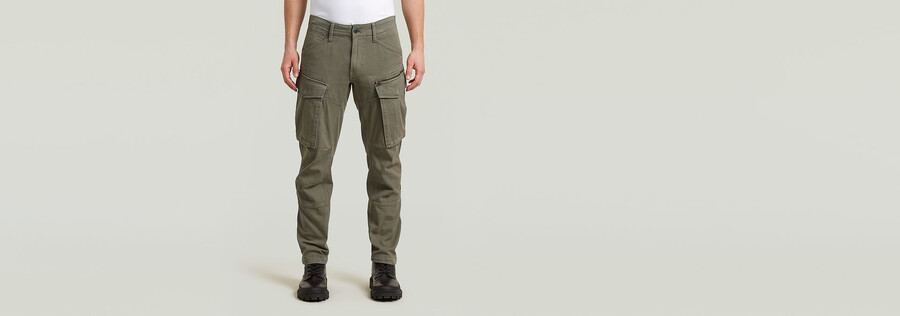 pantaloni rovic zip 3d regular tapered