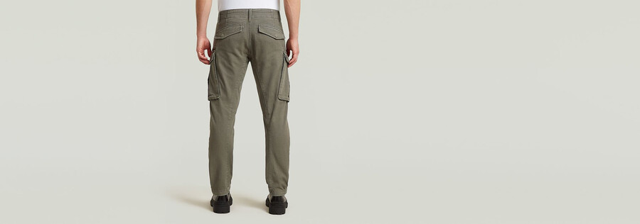 pantaloni rovic zip 3d regular tapered