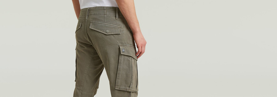 pantaloni rovic zip 3d regular tapered