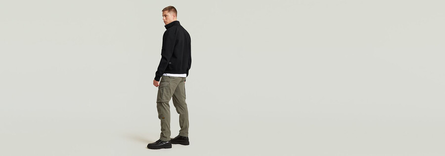 pantaloni rovic zip 3d regular tapered