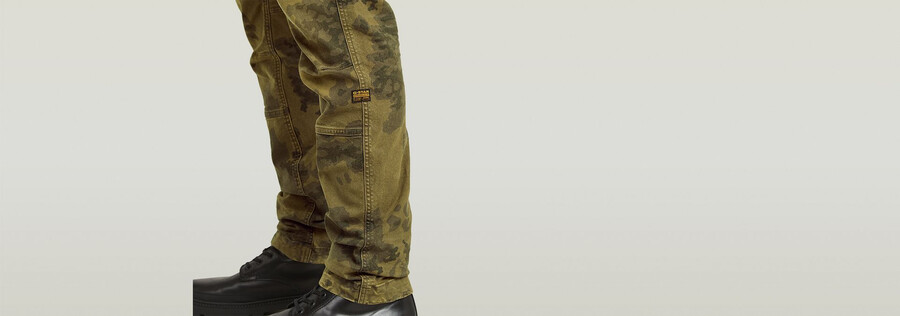 pantaloni rovic zip 3d regular tapered