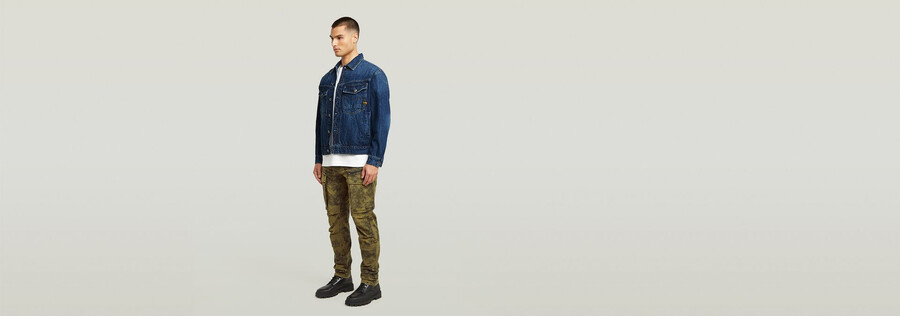 pantaloni rovic zip 3d regular tapered