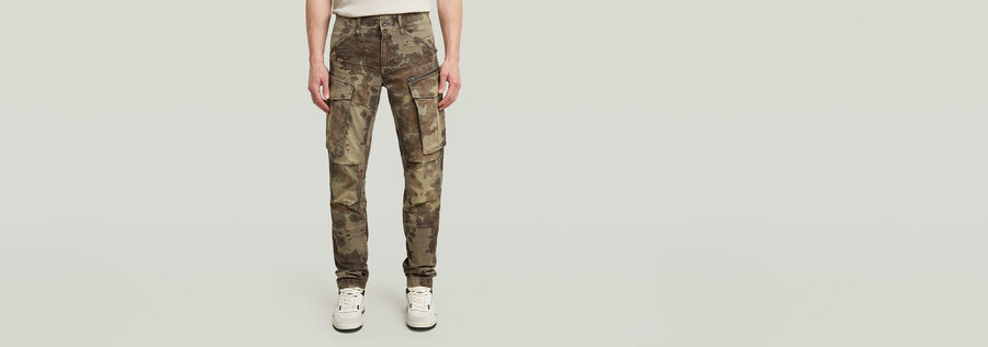 pantaloni rovic zip 3d regular tapered