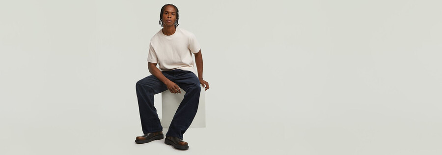 pantaloni larghi tipo 96