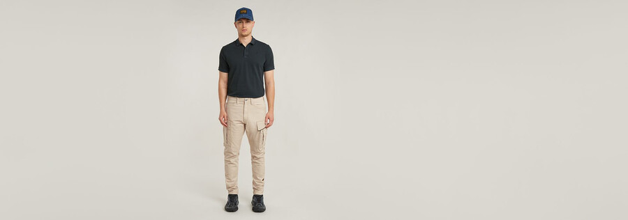 pantaloni cargo skinny 3d con tasca con zip 2.0