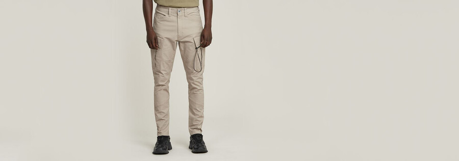 pantaloni cargo skinny 3d con tasca con zip 2.0