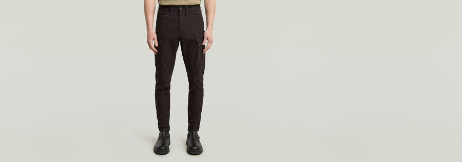 pantaloni cargo skinny 3d con tasca con zip 2.0