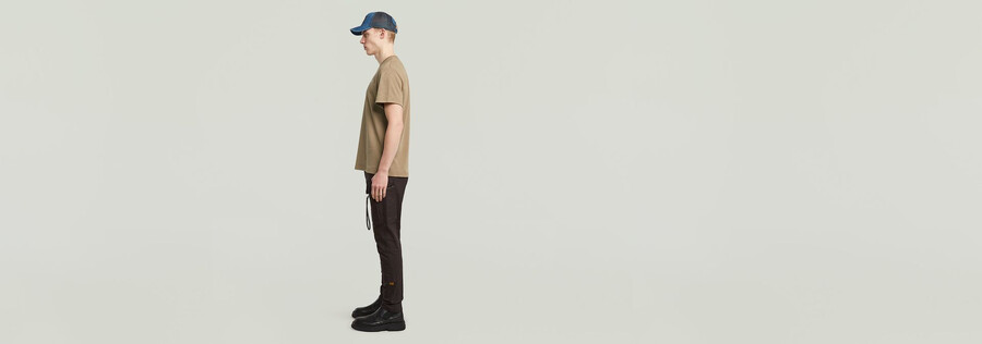 pantaloni cargo skinny 3d con tasca con zip 2.0