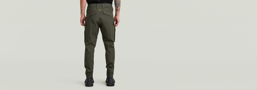 pantaloni cargo skinny 3d con tasca con zip 2.0
