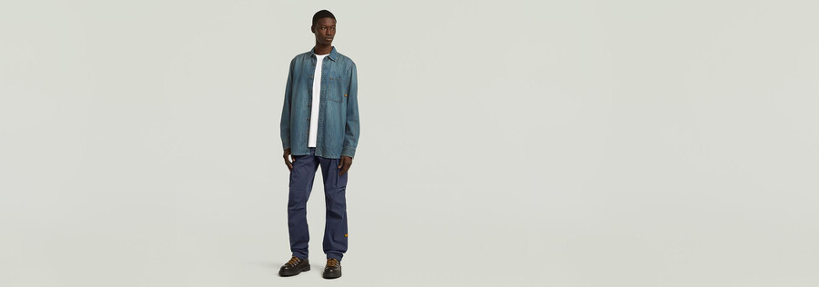 pantaloni cargo regolari core