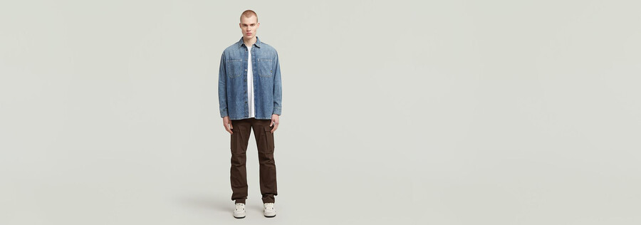 pantaloni cargo regolari core