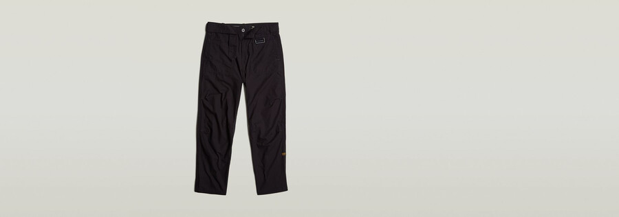 pantaloni da fatica rilassati e affusolati