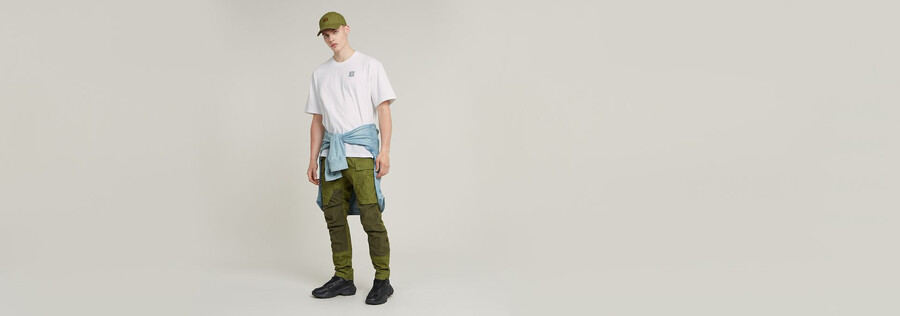 pantaloni cargo affusolati 3d regular 3.0