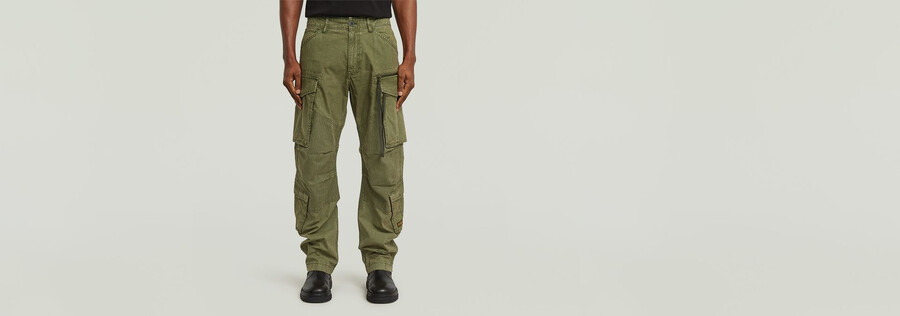 pantaloni larghi rovic zip 3d