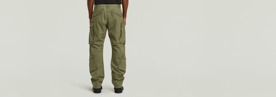 pantaloni larghi rovic zip 3d