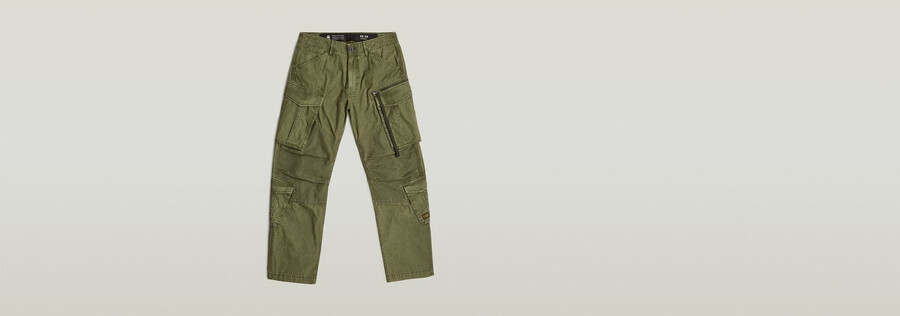 pantaloni larghi rovic zip 3d