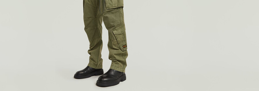pantaloni larghi rovic zip 3d