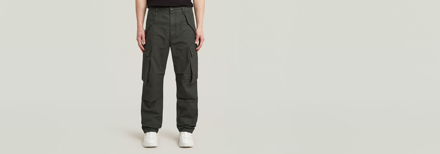 pantaloni cargo dritti regolari r-3n