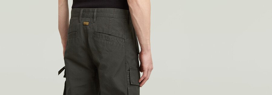 pantaloni cargo dritti regolari r-3n