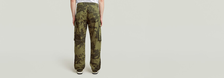 pantaloni cargo dritti regolari r-3n