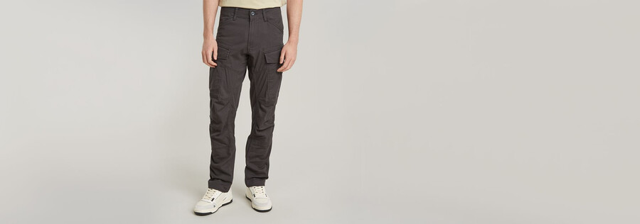 pantaloni cargo 3d regular affusolati