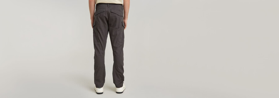 pantaloni cargo 3d regular affusolati