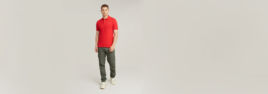 pantaloni cargo 3d regular affusolati