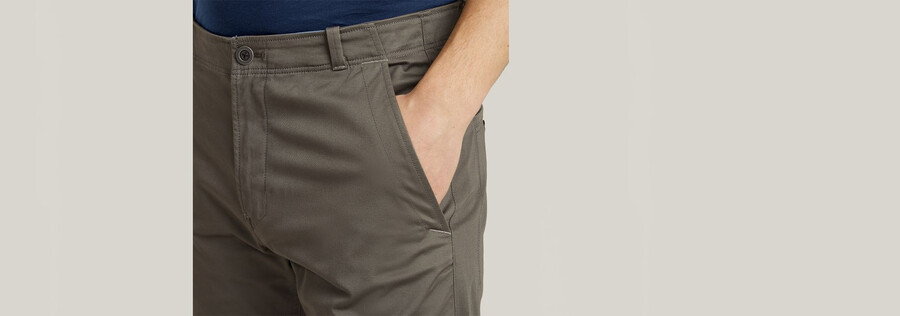 chino dritto mosa