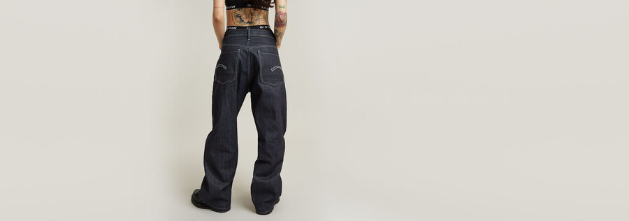 pantaloni larghi bb unisex