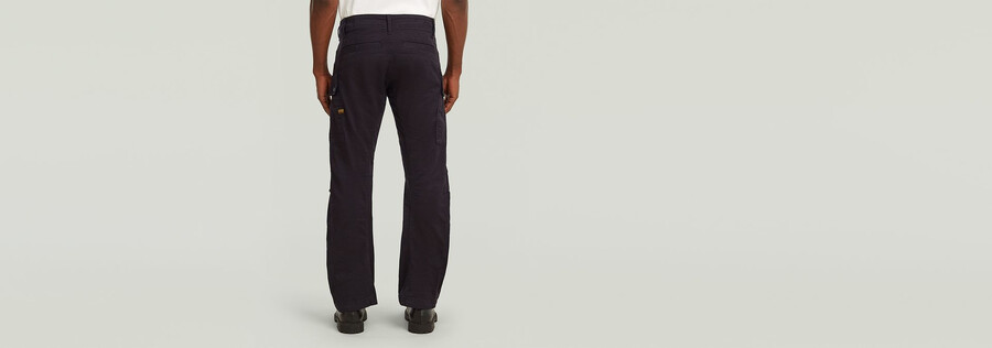 pantaloni cargo dritti regolari 3d