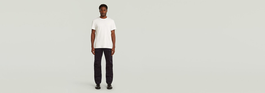 pantaloni cargo dritti regolari 3d