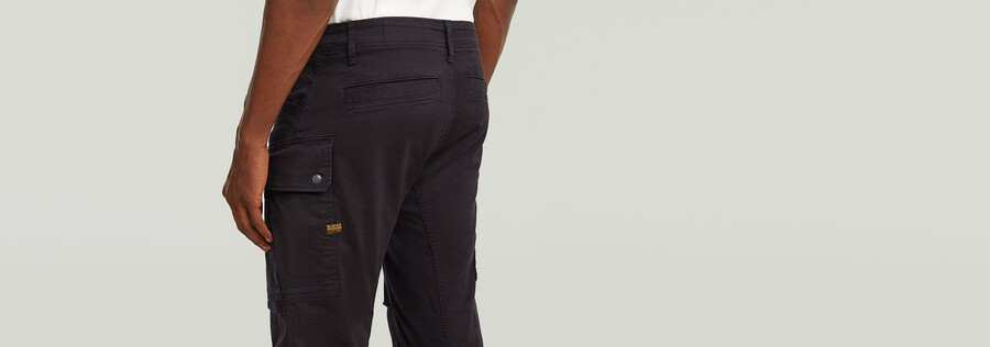 pantaloni cargo dritti regolari 3d