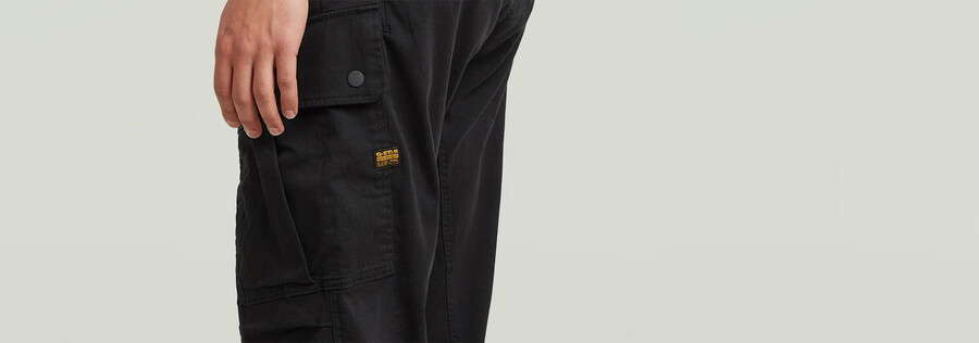 pantaloni cargo dritti regolari 3d