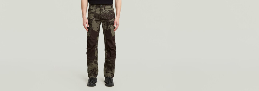 pantaloni cargo dritti regolari 3d