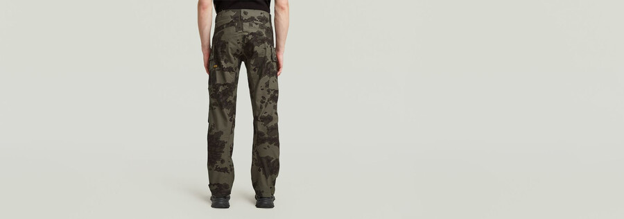 pantaloni cargo dritti regolari 3d