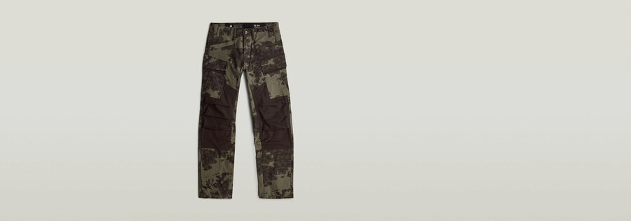 pantaloni cargo dritti regolari 3d