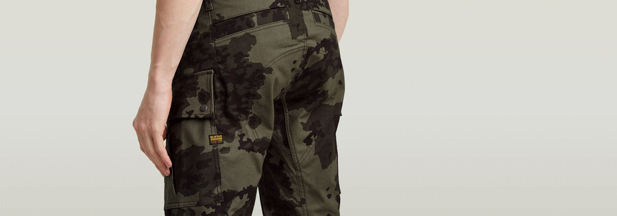 pantaloni cargo dritti regolari 3d
